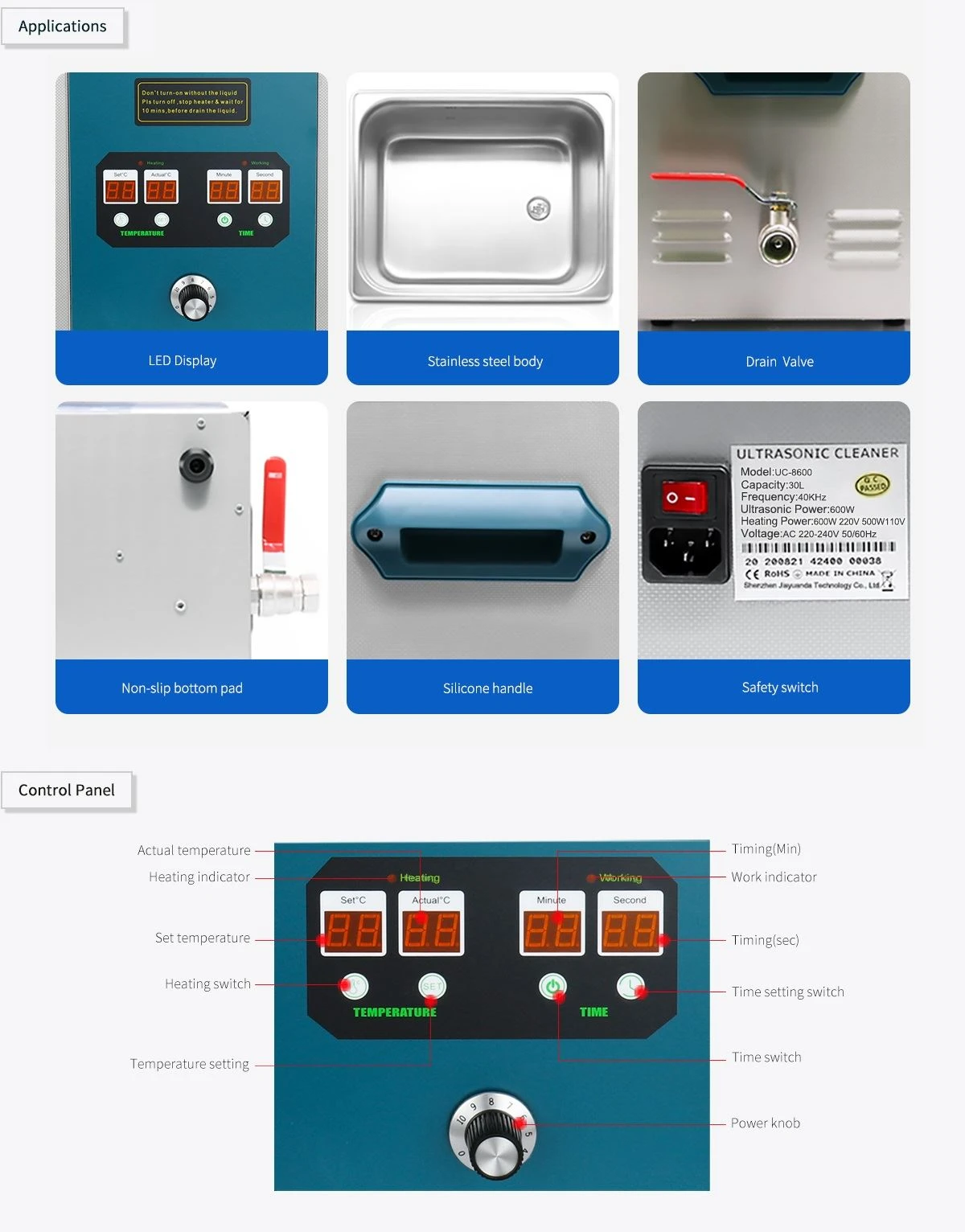 Laboratory Ultrasonic Cleaner
